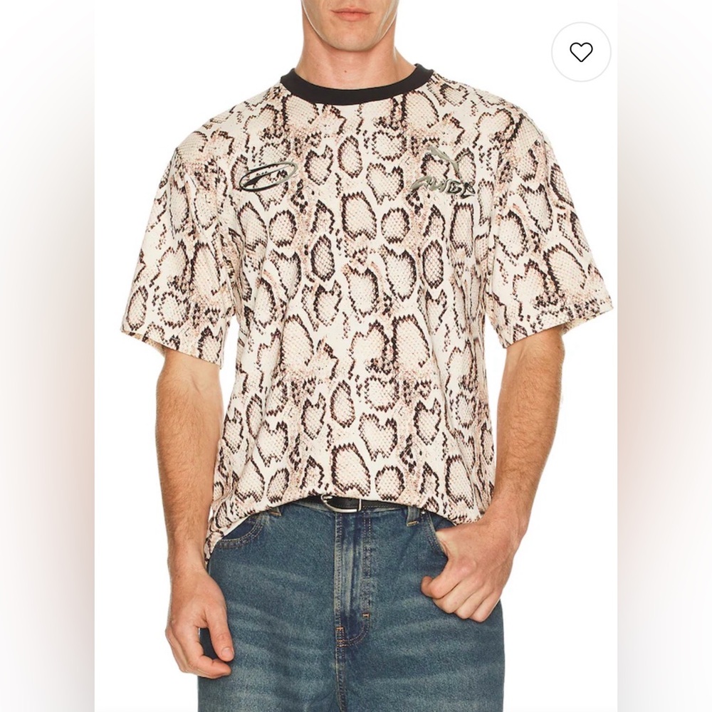 Puma A$Ap Rocky Snakeskin Tee in Frosted Ivory
Puma Select